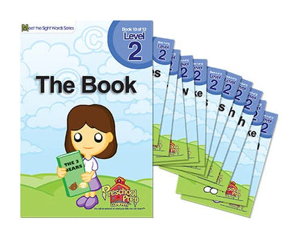 Meet the Sight Words BIG SET! Bundle with Levels 1, 2, & 3 Easy Reader Books (3 boxed sets - 36 books), Coloring Book, Workbook, Flashcards & Video Downloads!