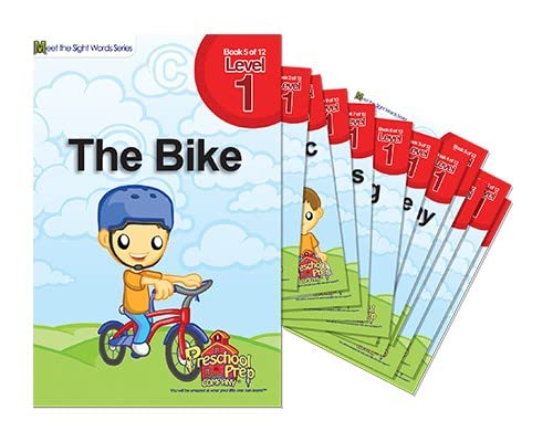 Meet the Sight Words BIG SET! Bundle with Levels 1, 2, & 3 Easy Reader Books (3 boxed sets - 36 books), Coloring Book, Workbook, Flashcards & Video Downloads!