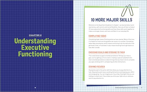 Executive Functioning Workbook for Kids: 40 Fun Activities to Build Memory, Flexible Thinking, and Self-Control Skills at Home, in School, and Beyond (Health and Wellness Workbooks for Kids)