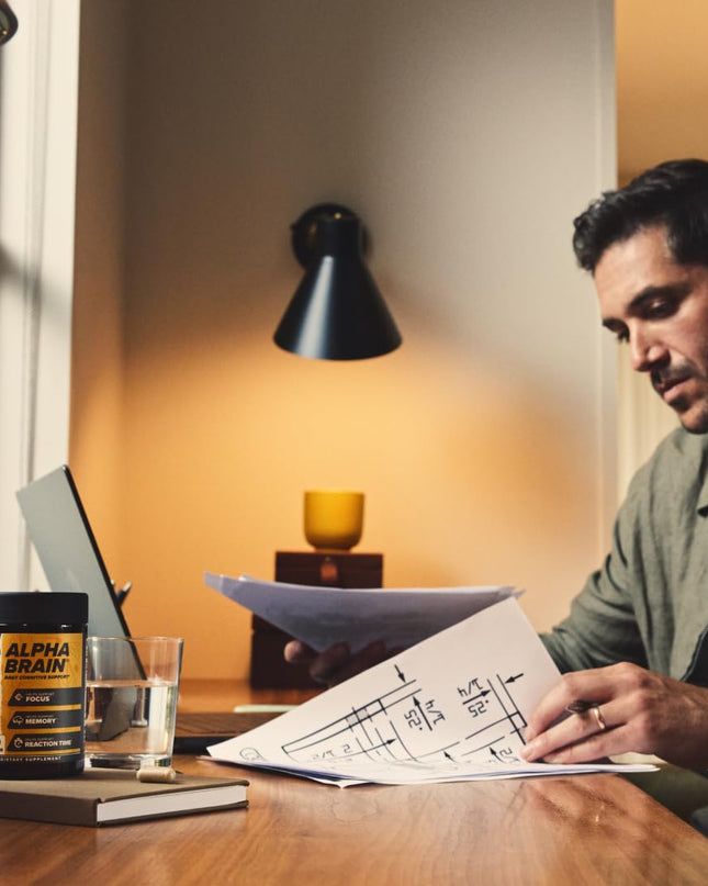 ONNIT Alpha Brain Nootropic Brain Supplement for Men & Women | Memory, Mental Clarity & Cognitive Improvement | Focus Capsules with L-Theanine, Vitamin B6 & Phosphatidylserine (30 Count)