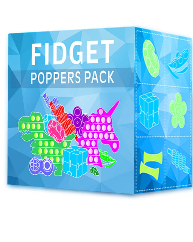 MOZACI Fidget Toys, 120 Pack Fidgets Set Stocking Stuffers for Kids Party Favors Autism Sensory Toy Bulk Adults Kids Boys Girls Teens Stress Autistic ADHD Anxiety Carnival Treasure Classroom Prizes