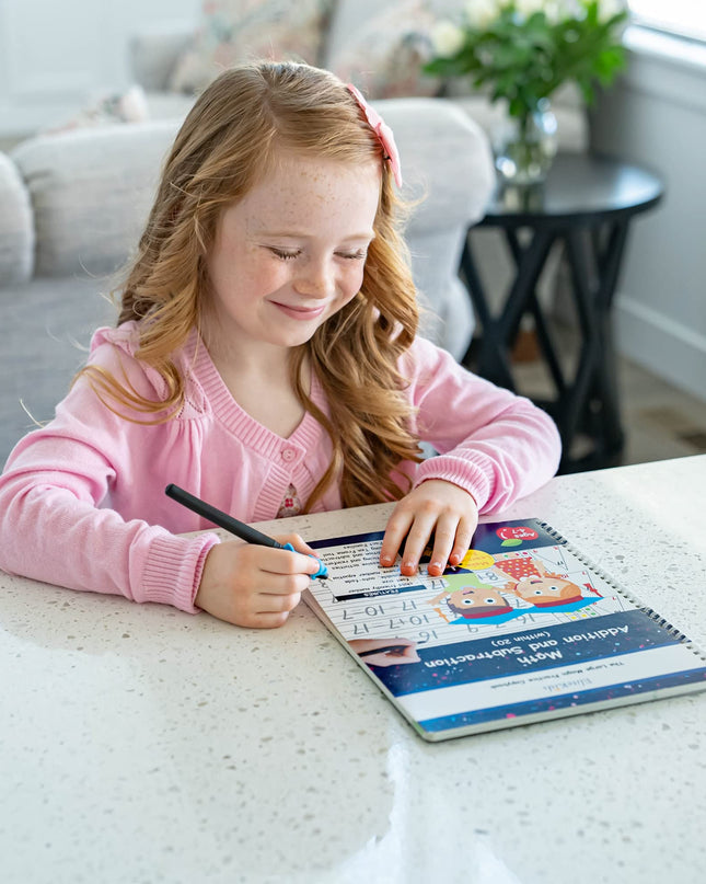 Magic Practice Copybook 6 Workbooks with Disappearing Ink Pens, Reusable Handwriting Practice for Kids, Calligraphy Practice Letter Tracing Books for Kids ages 3-5 (8.7×6.9in)