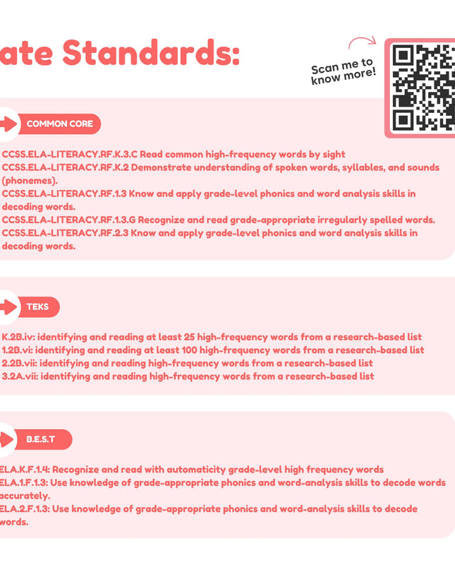 THE FIDGET GAME Sight Words - Reading Flashcards and Pop Fidget Toys for Kids Pre-K to Third Grade - Learning Activities and Games for High-Frequency Dolch Sight Words - Includes Mats and Dice