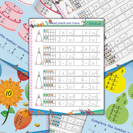 Magic Practice Copybook 6 Workbooks with Disappearing Ink Pens, Reusable Handwriting Practice for Kids, Calligraphy Practice Letter Tracing Books for Kids ages 3-5 (8.7×6.9in)