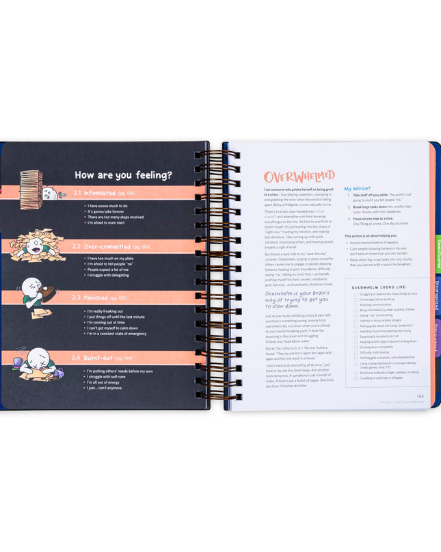 The Anti-Planner: How to Get Stuff Done When You Don't Feel Like It CLEAN EDITION ADHD planner for adults women kids, adhd tools, productivity planner