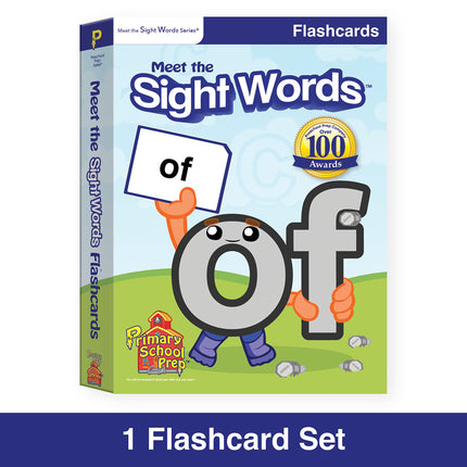Meet the Sight Words BIG SET! Bundle with Levels 1, 2, & 3 Easy Reader Books (3 boxed sets - 36 books), Coloring Book, Workbook, Flashcards & Video Downloads!