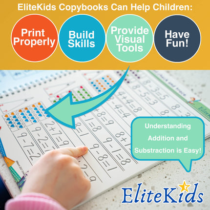 Magic Practice Copybook 6 Workbooks with Disappearing Ink Pens, Reusable Handwriting Practice for Kids, Calligraphy Practice Letter Tracing Books for Kids ages 3-5 (8.7×6.9in)