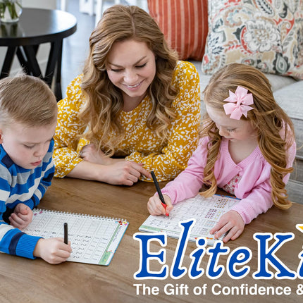 Magic Practice Copybook 6 Workbooks with Disappearing Ink Pens, Reusable Handwriting Practice for Kids, Calligraphy Practice Letter Tracing Books for Kids ages 3-5 (8.7×6.9in)