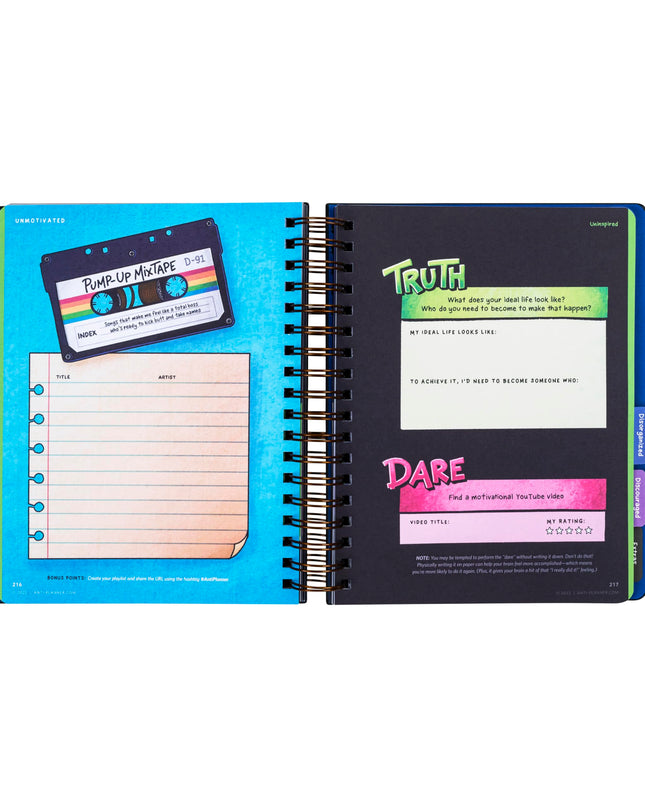 The Anti-Planner: How to Get Stuff Done When You Don't Feel Like It CLEAN EDITION ADHD planner for adults women kids, adhd tools, productivity planner