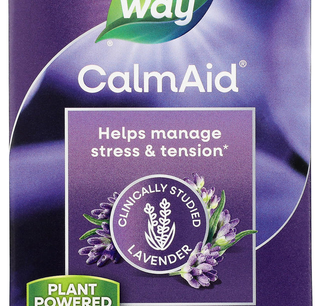 Nature’s Way CalmAid, Helps Manage Stress and Tension*, Clinically Studied Lavender, Non-Drowsy, 90 Softgels